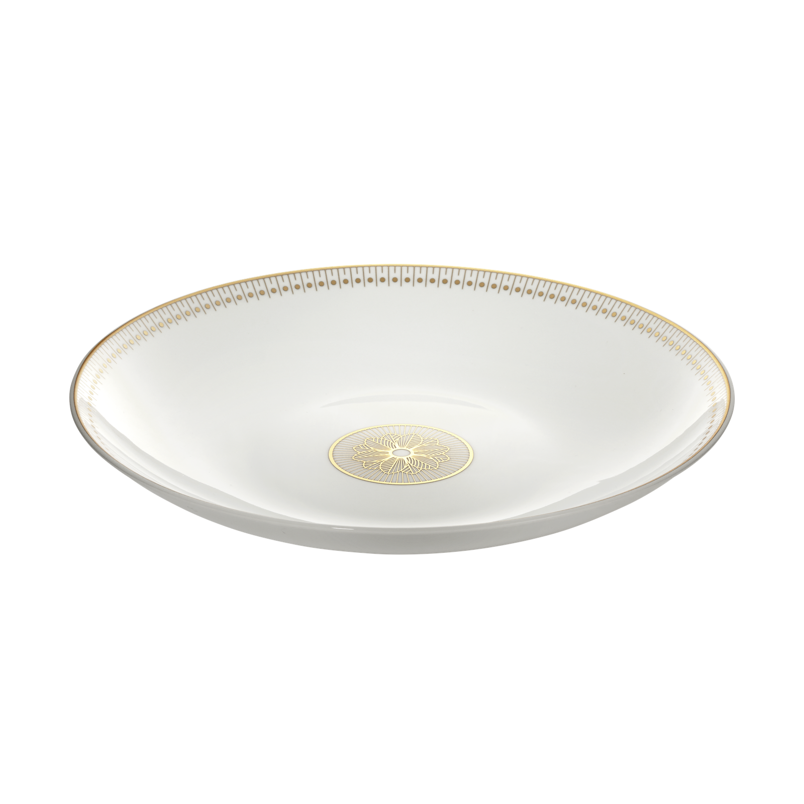Christofle Malmaison Impériale Porcelain Open Vegetable Dish