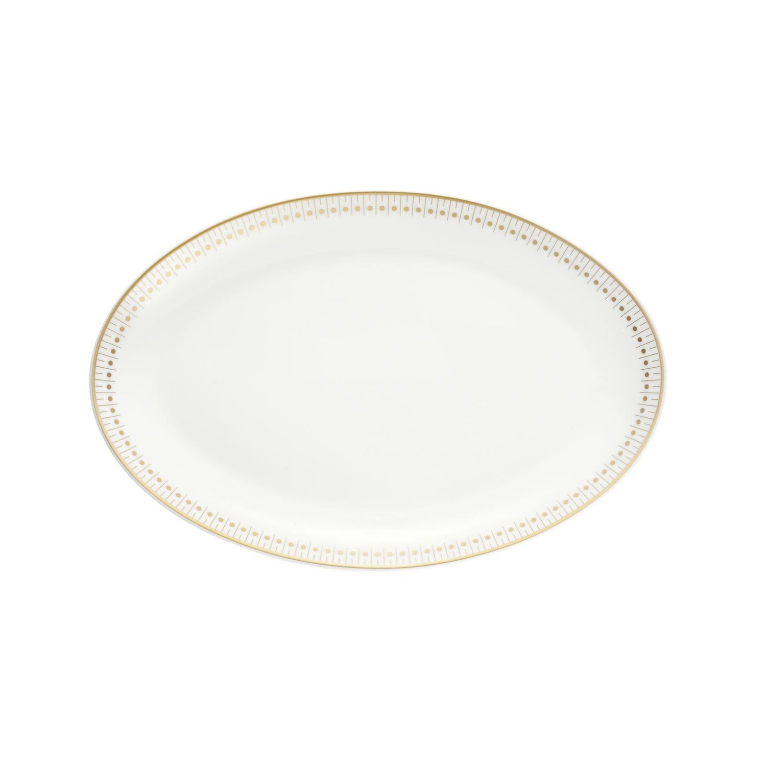 Christofle Malmaison Impériale Porcelain Oval Platter