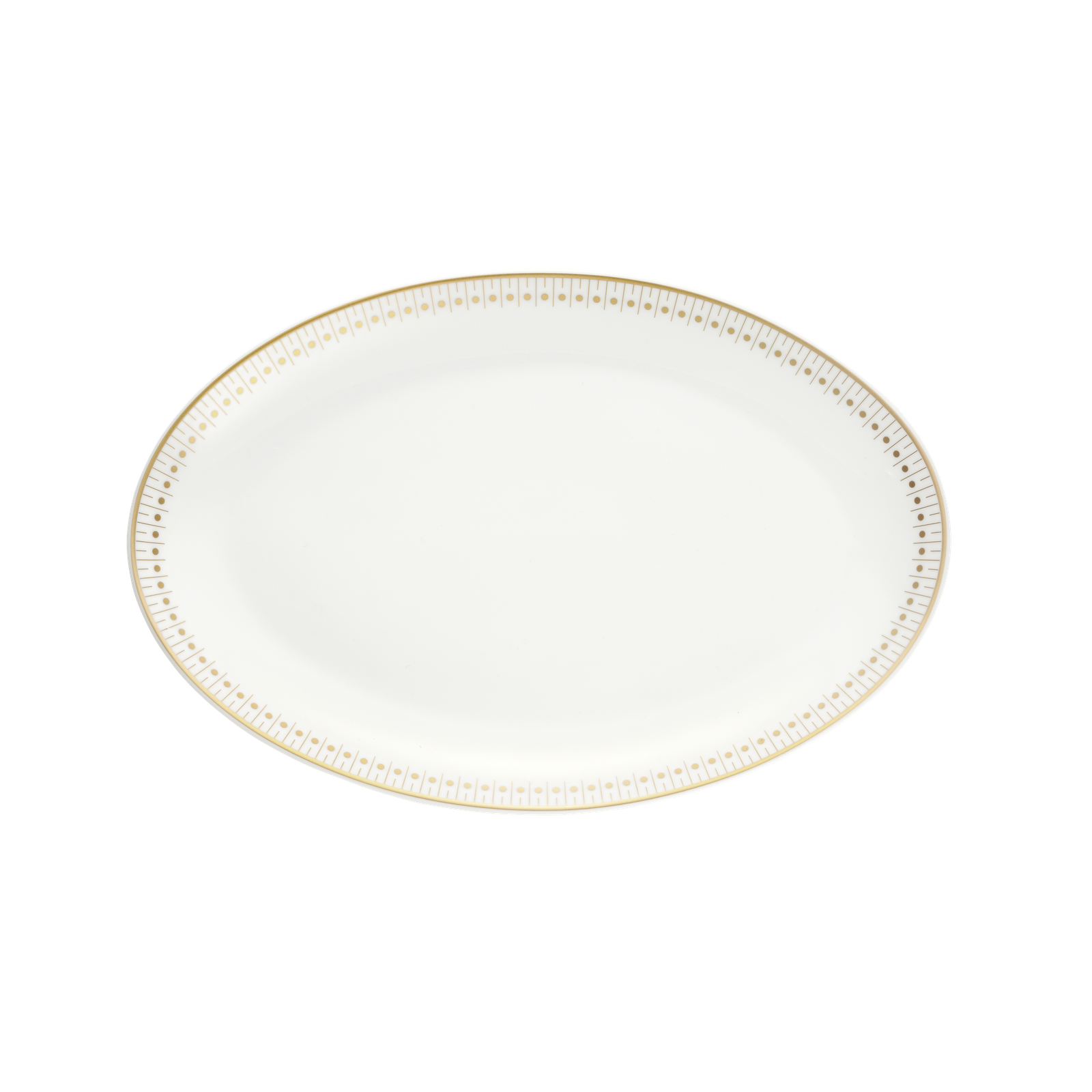 Christofle Malmaison Impériale Porcelain Oval Platter