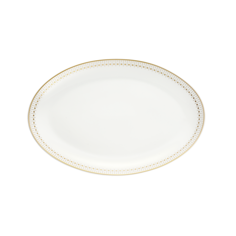 Christofle Malmaison Impériale Porcelain Oval Platter