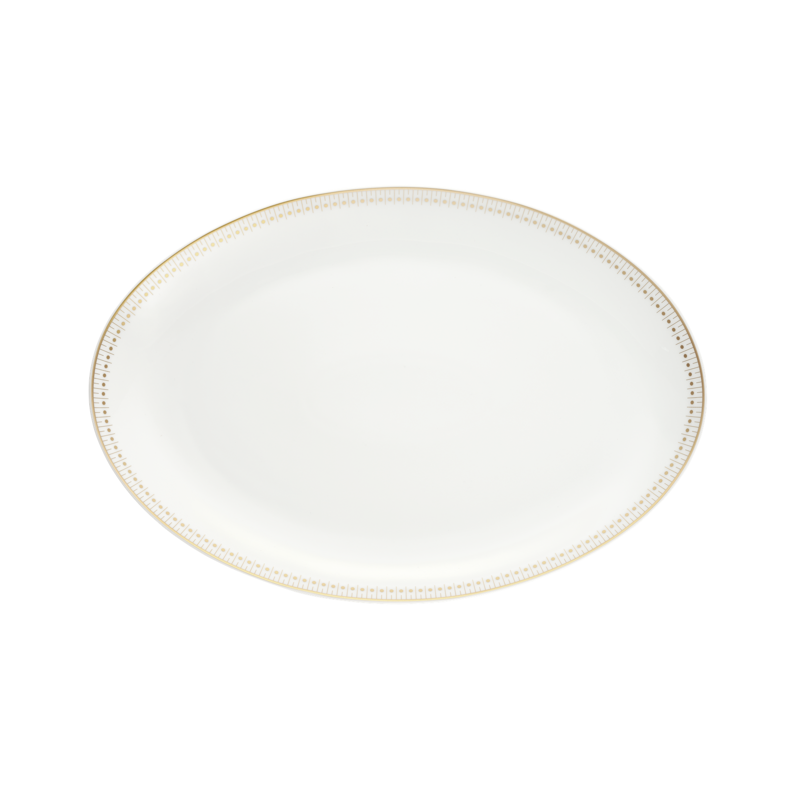Christofle Malmaison Impériale Porcelain Oval Platter