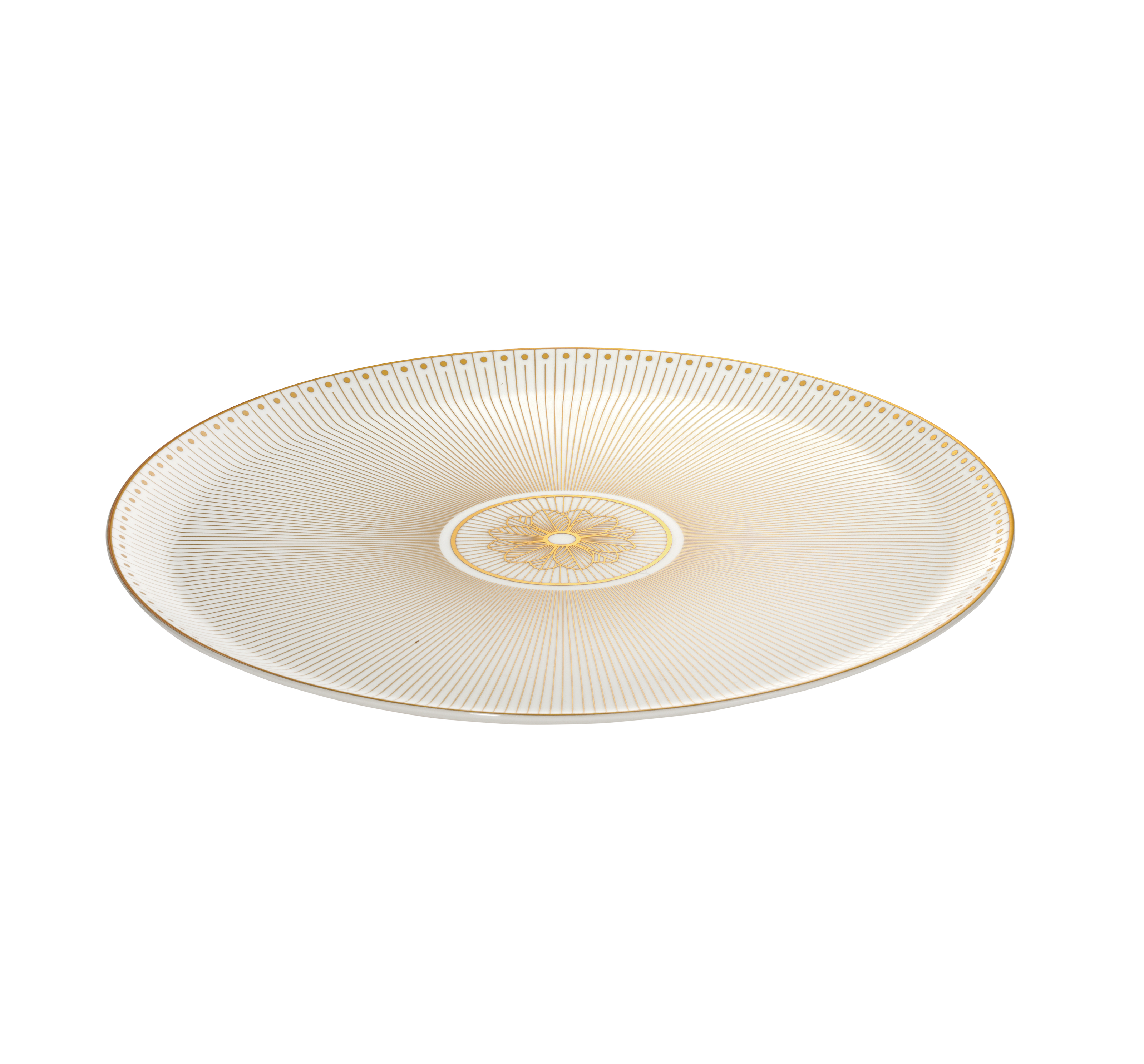 Christofle Malmaison Impériale Porcelain Pie Dish