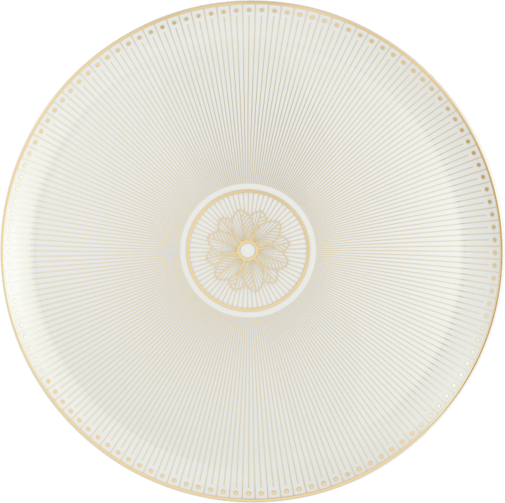 Christofle Malmaison Impériale Porcelain Pie Dish