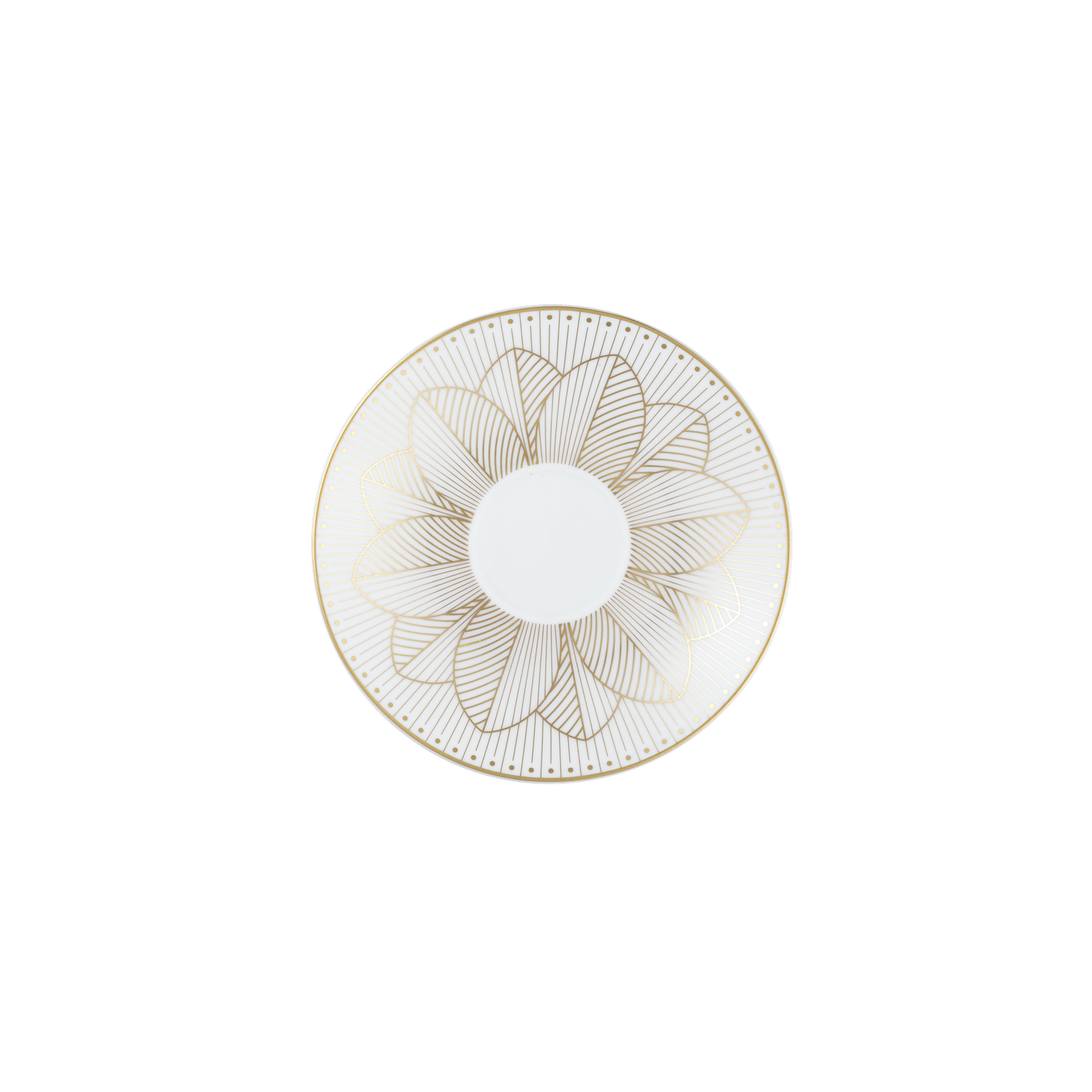 Christofle Malmaison Impériale Porcelain 2 Espresso Cups And Saucers