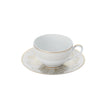 Christofle Malmaison Impériale Porcelain Tea/Coffee Cup And Saucer Gold