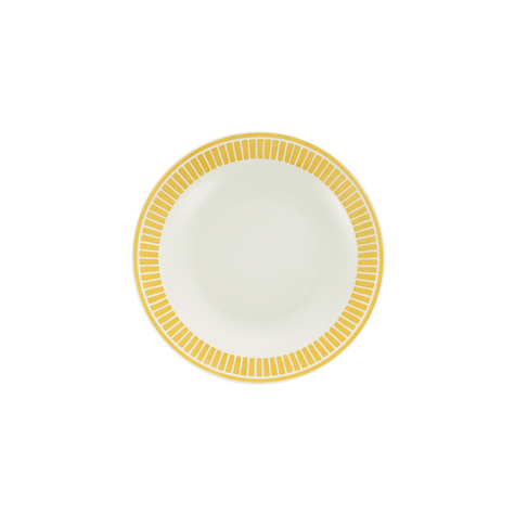 Christofle Malmaison Riviera Porcelain Soup-Cereal/Pasta Bowl 19 Cm