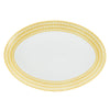 Christofle Malmaison Riviera Porcelain Oval Platter 38 Cm