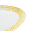 Christofle Malmaison Riviera Porcelain Oval Platter 38 Cm