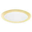 Christofle Malmaison Riviera Porcelain Oval Platter 38 Cm