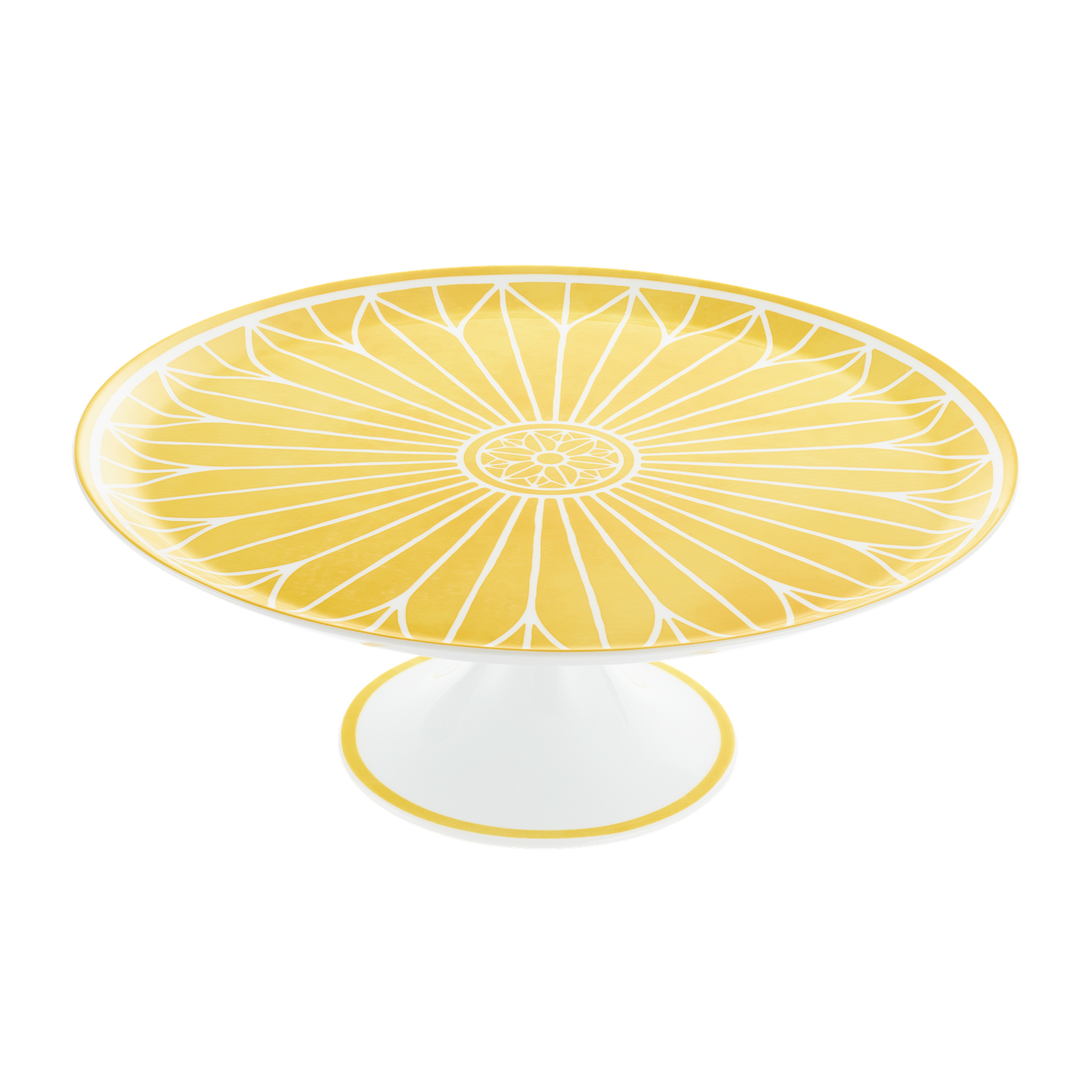 Christofle Malmaison Riviera Porcelain Cakeand 32 Cm