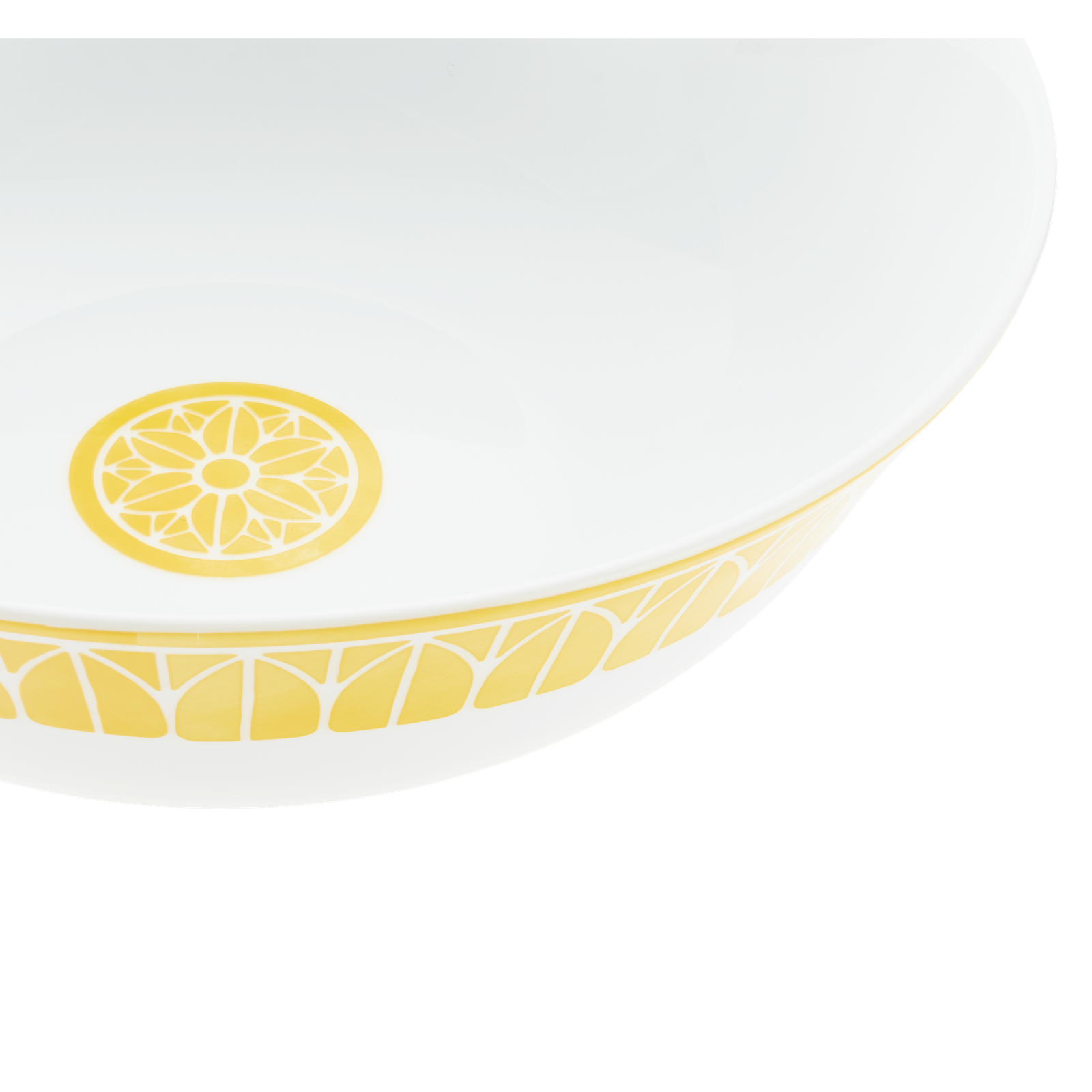Christofle Malmaison Riviera Porcelain Salad Serving Bowl