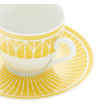 Christofle Malmaison Riviera Porcelain Espresso Cup And Saucer