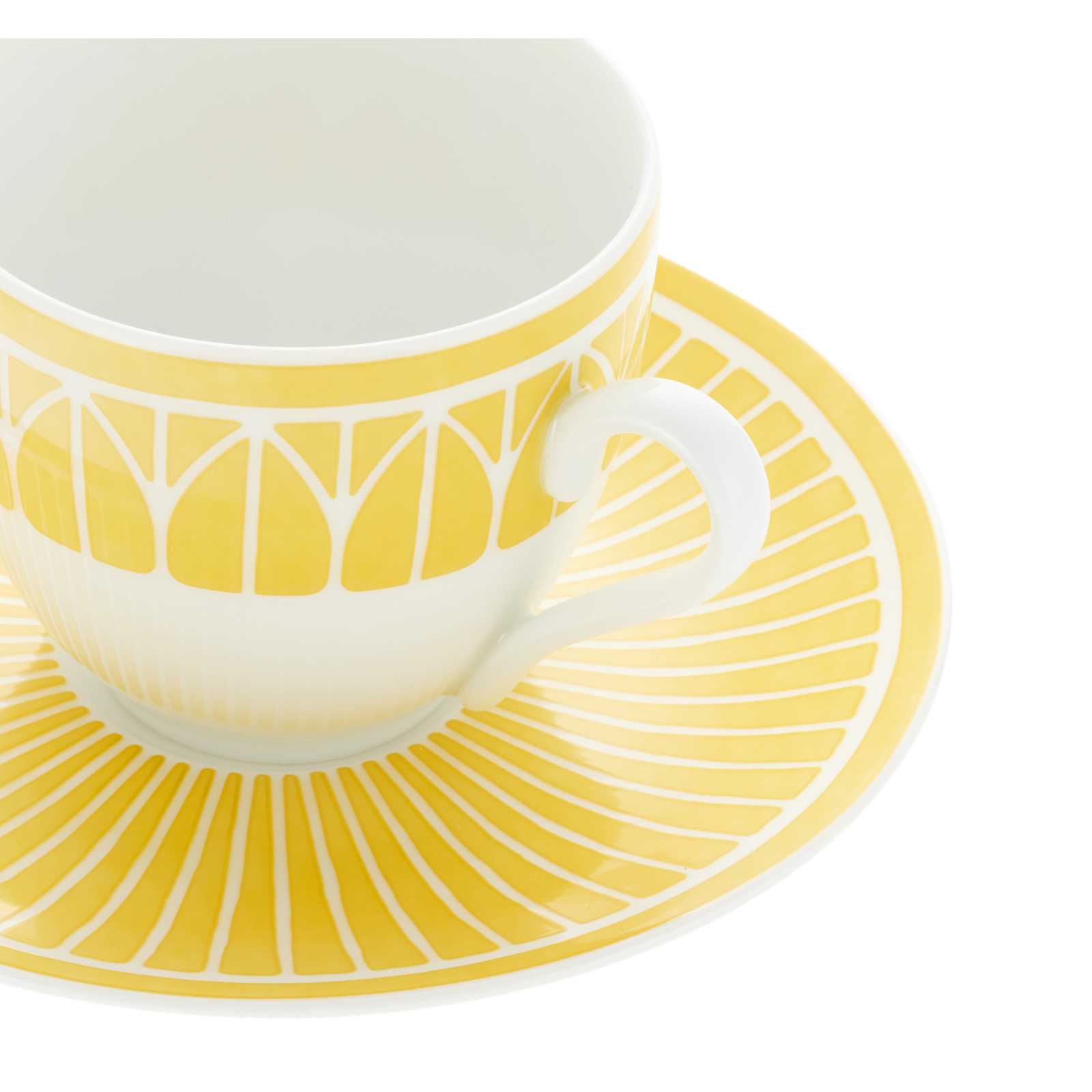 Christofle Malmaison Riviera Porcelain Espresso Cup And Saucer