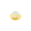 Christofle Malmaison Riviera Porcelain Espresso Cup And Saucer
