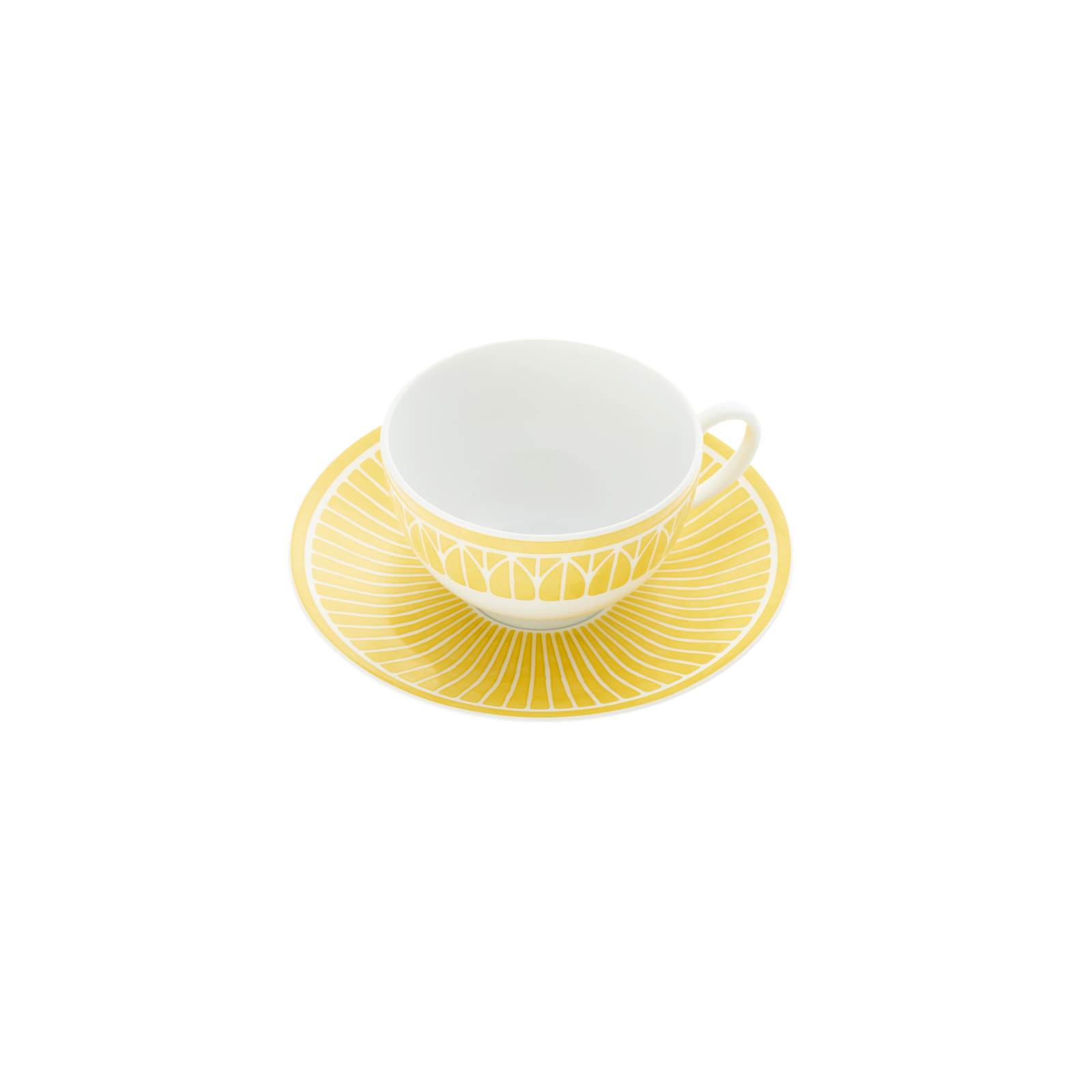 Christofle Malmaison Riviera Porcelain Tea/Coffee Cup And Saucer