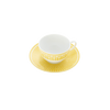 Christofle Malmaison Riviera Porcelain Tea/Coffee Cup And Saucer