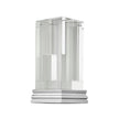 Christofle Perspectives Glass Vase Chrome