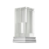 Christofle Perspectives Glass Vase Chrome