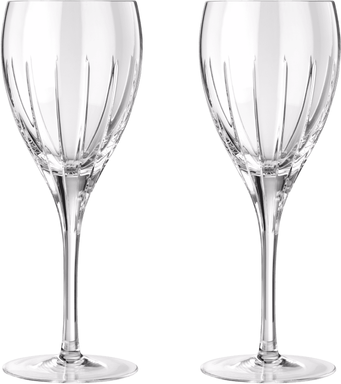 Christofle Iriana Water Crystal Glasses - Set of 2