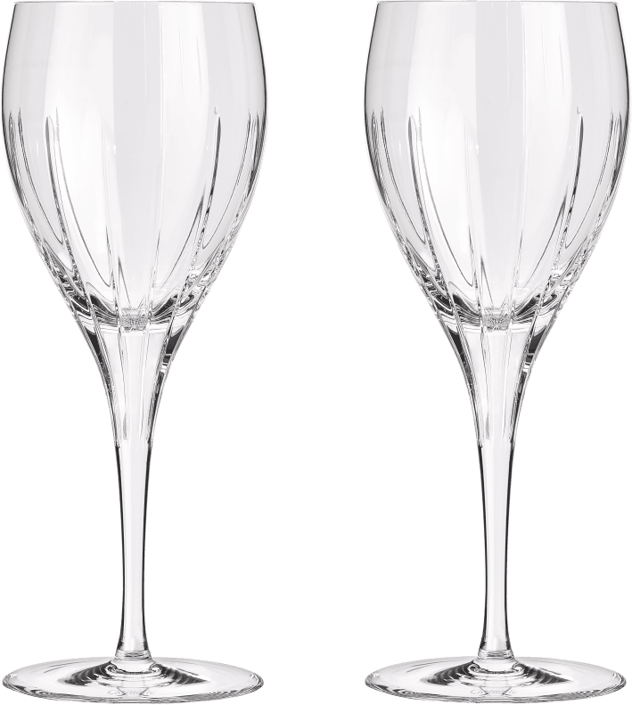 Christofle Iriana Water Crystal Glasses - Set of 2