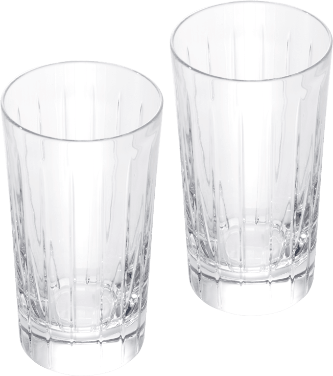 Christofle Iriana Crystal Highball Glasses - Set of 2
