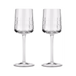 Christofle Graphik White Wine Glass Crystal - Set of 2