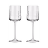 Christofle Graphik White Wine Glass Crystal - Set of 2