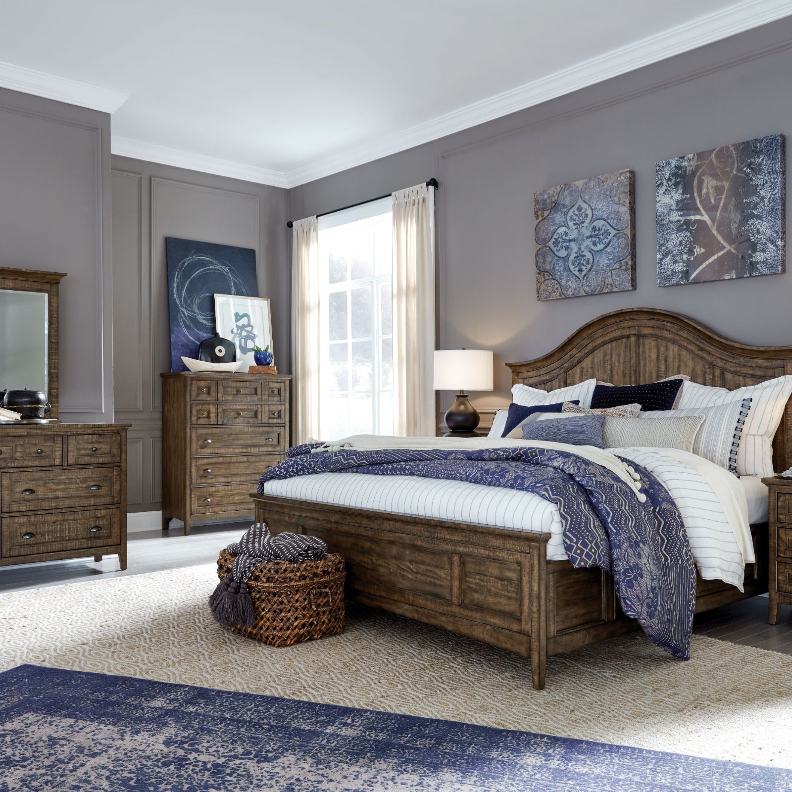 Magnussen Home Bay Creek Toasted Nutmeg Drawer Chest
