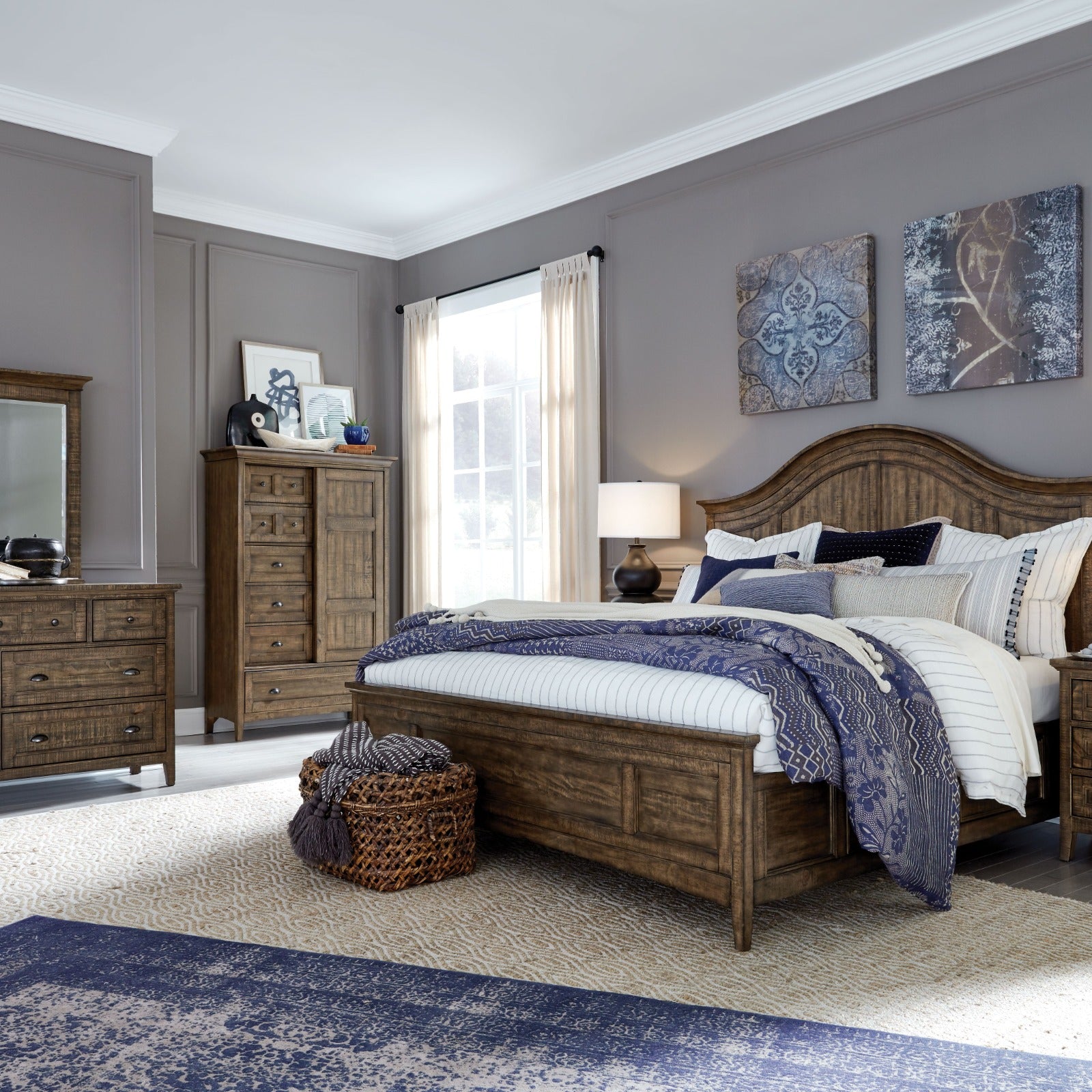 Magnussen Home Bay Creek Toasted Nutmeg Drawer Dresser