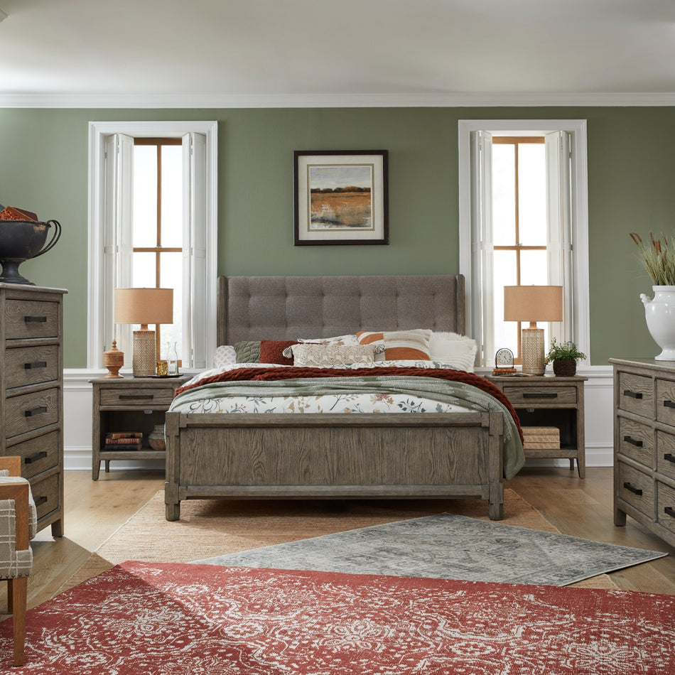 Magnussen Home Claremont Smokey Taupe Double Drawer Dresser