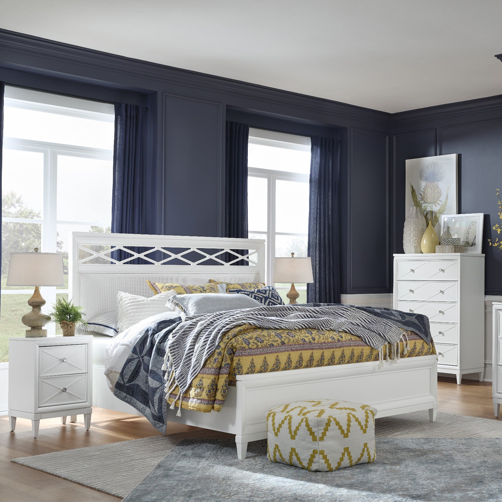 Magnussen Home Springhouse Whisper White Drawer Nightstand