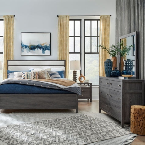 Magnussen Home Merrifield Raisin Black Double Drawer Dresser