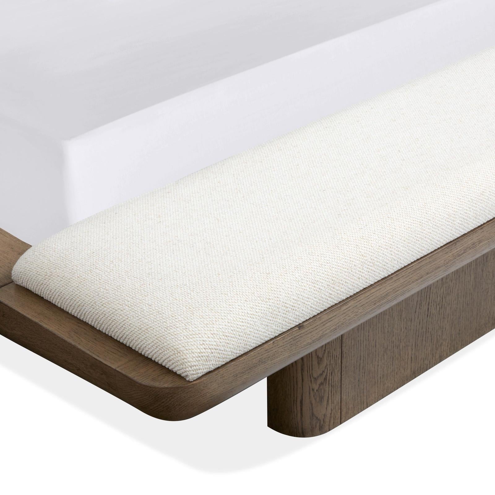 Magnussen Home Thorne Amber Brown Upholstered Platform Bed
