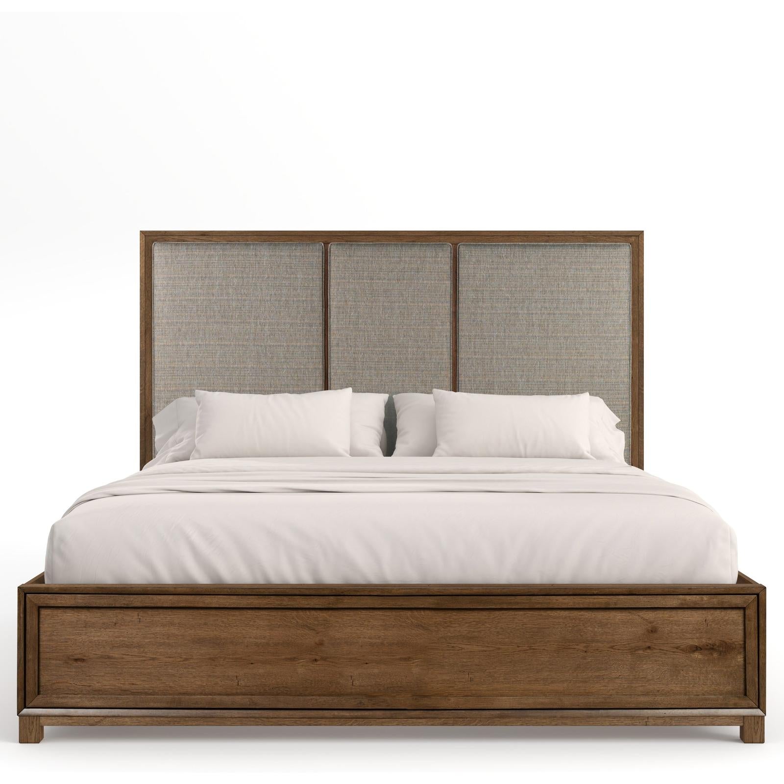 Magnussen Home Laurel Ridge Brown Upholstered Panel Bed