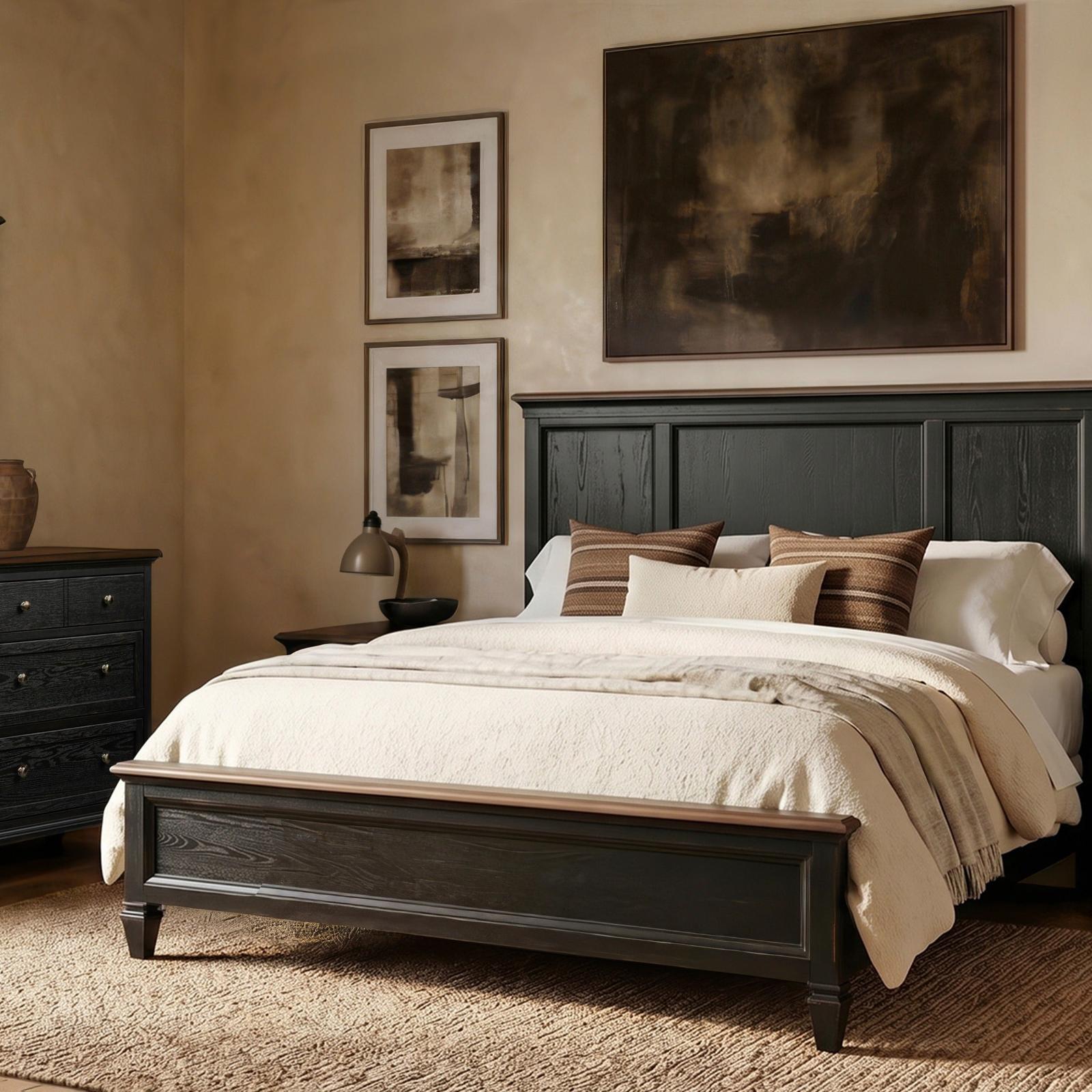 Magnussen Home Surrey Brown Panel Bed
