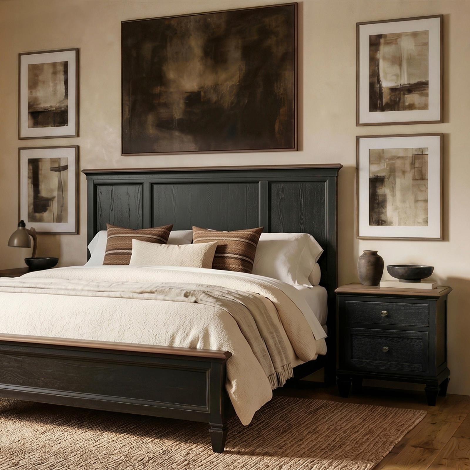 Magnussen Home Surrey Brown Drawer Nightstand