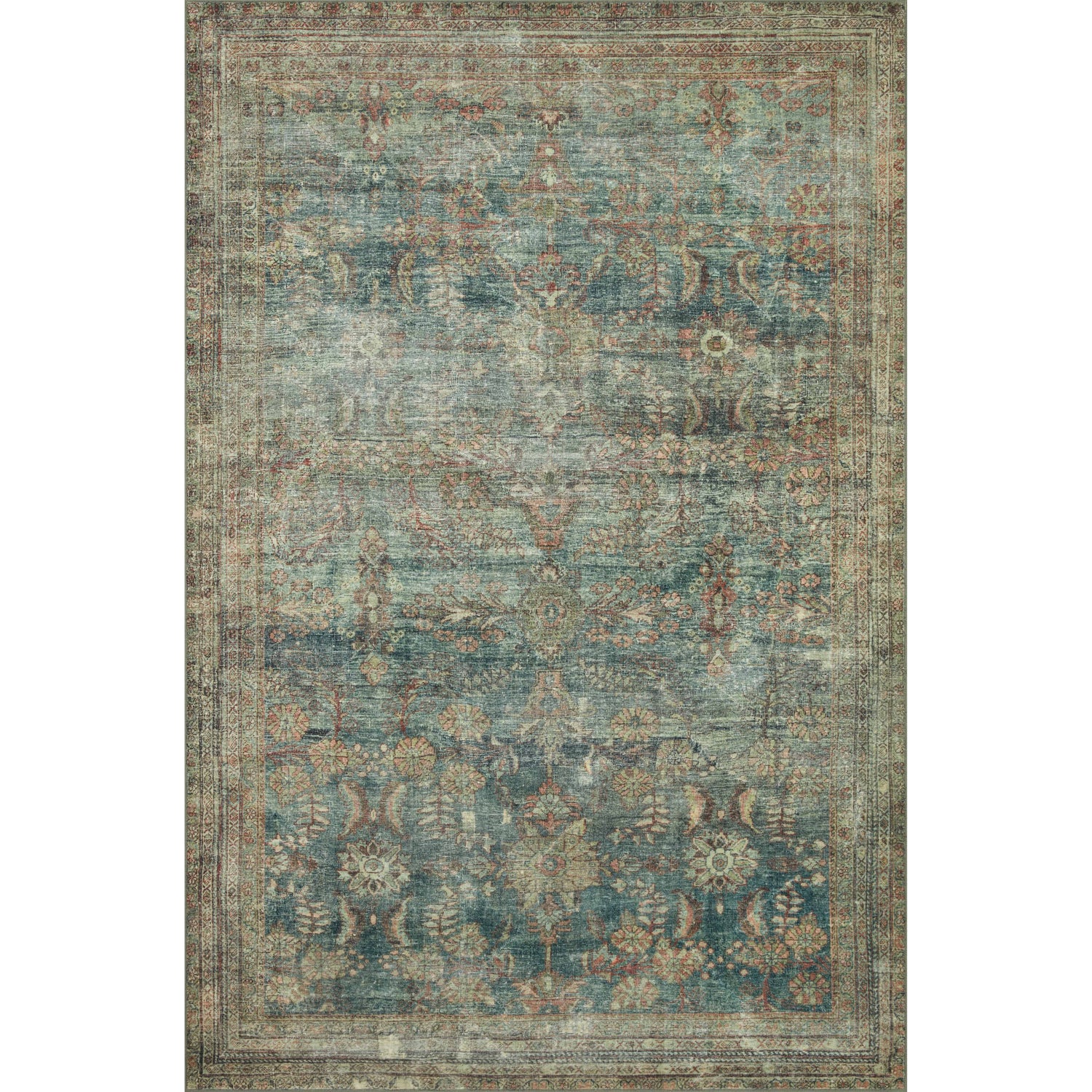 Magnolia Home Banks BAN-01 Rug Ocean / Spice DC10