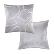 Michael Amini Roma II Comforter Set -  Platinum
