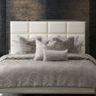 Michael Amini Roma II Comforter Set -  Platinum