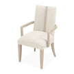 Michael Amini Lotus Bay Dining Arm Chair - Sand
