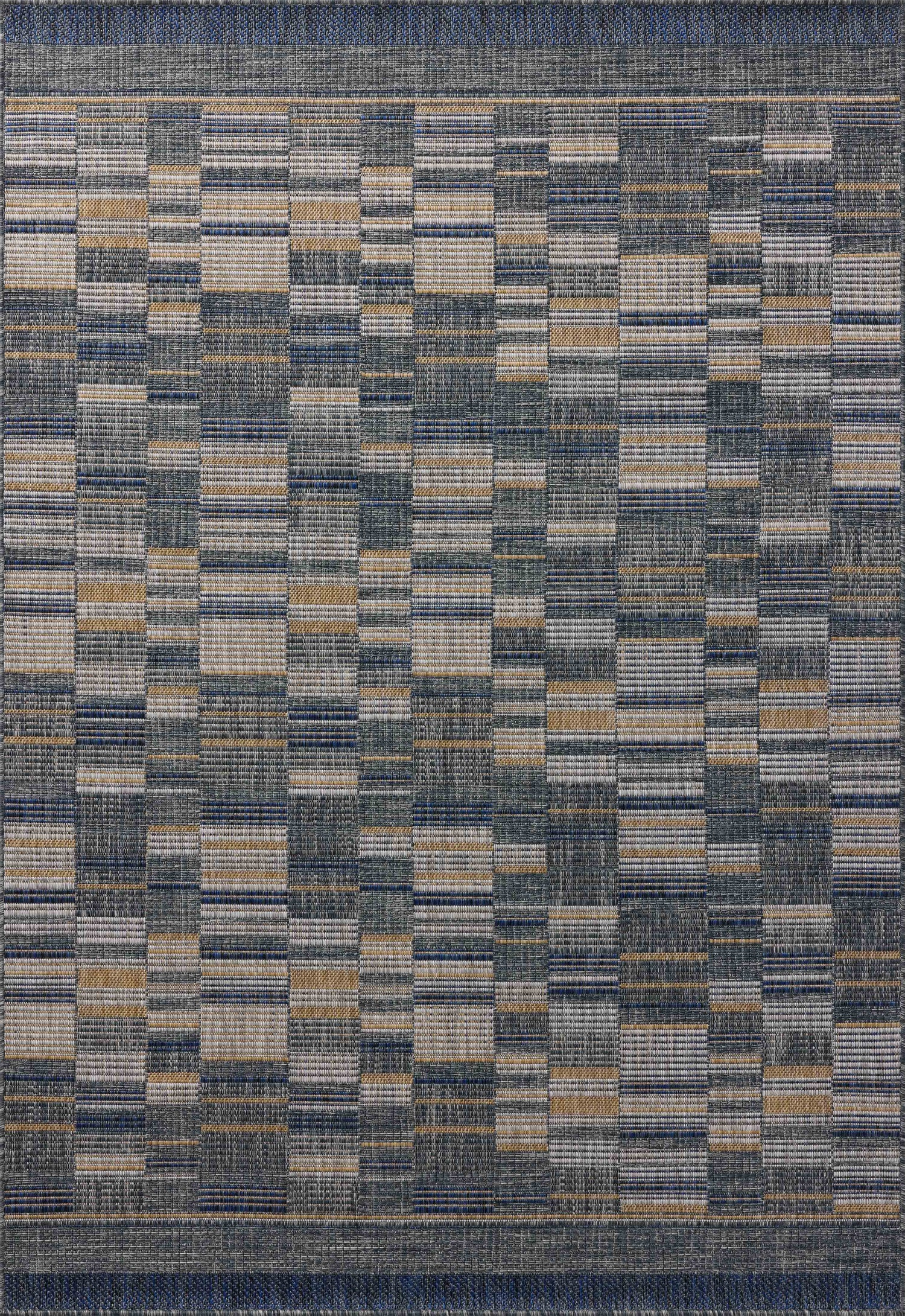 Loloi II Birch BIR-04 Denim / Gold Rug DC10