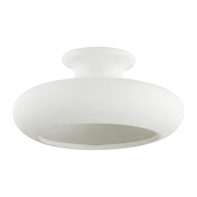 Hudson Valley Lighting Annie 1 Light 16 inch Aged Brass Semi Flush Ceiling Light