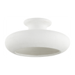 Hudson Valley Lighting Annie 1 Light 16 inch Aged Brass Semi Flush Ceiling Light