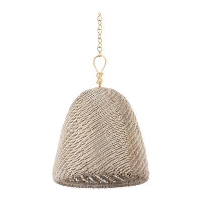 Hudson Valley Lighting Reina 1 Light 21 inch Gold Leaf Pendant Ceiling Light