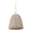 Hudson Valley Lighting Reina 1 Light 21 inch Gold Leaf Pendant Ceiling Light