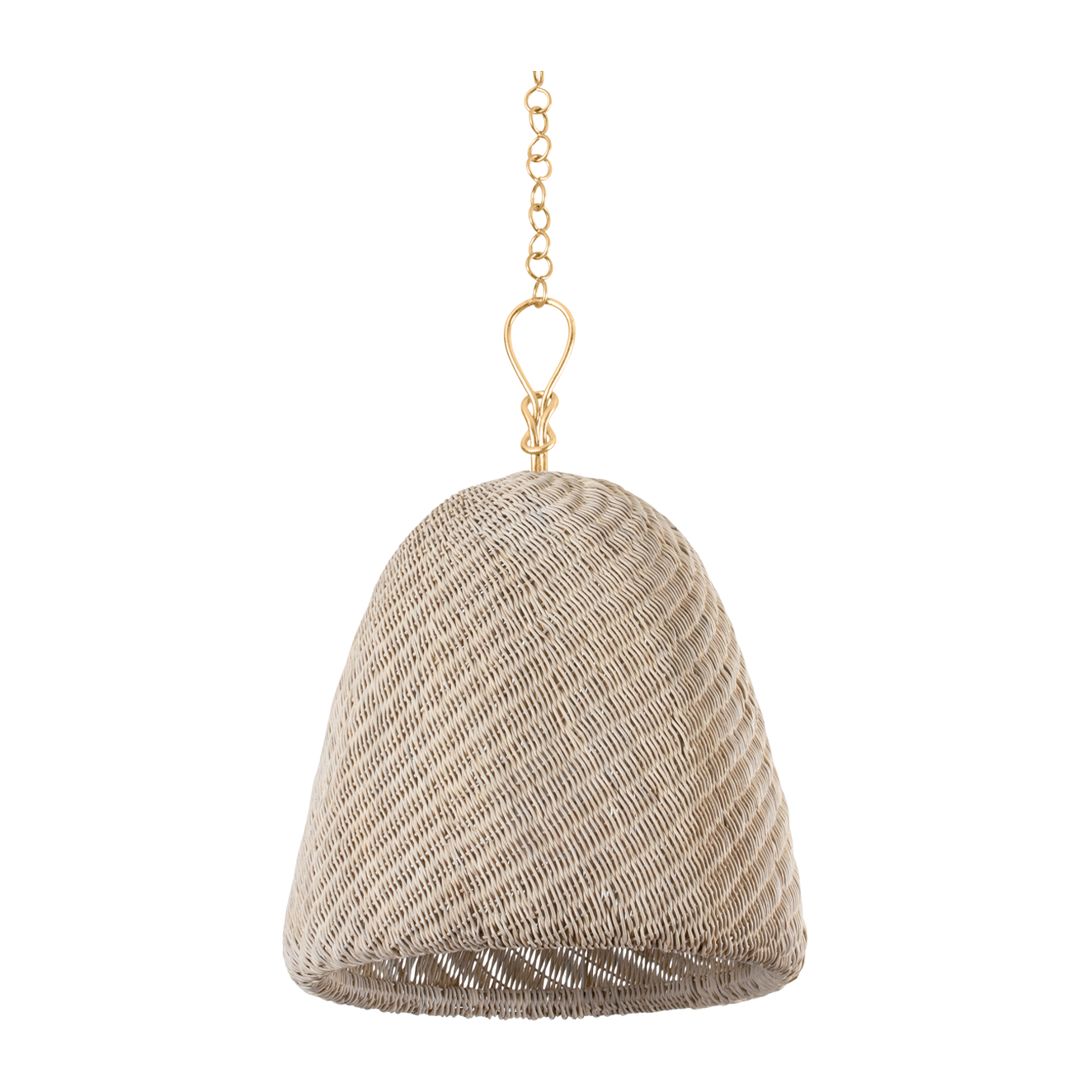 Hudson Valley Lighting Reina 1 Light 21 inch Gold Leaf Pendant Ceiling Light