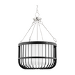 Hudson Valley Lighting Landon 4 Light 21 inch Polished Nickel/Black Lantern Ceiling Light Clearance