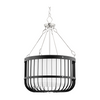 Hudson Valley Lighting Landon 4 Light 21 inch Polished Nickel/Black Lantern Ceiling Light Clearance