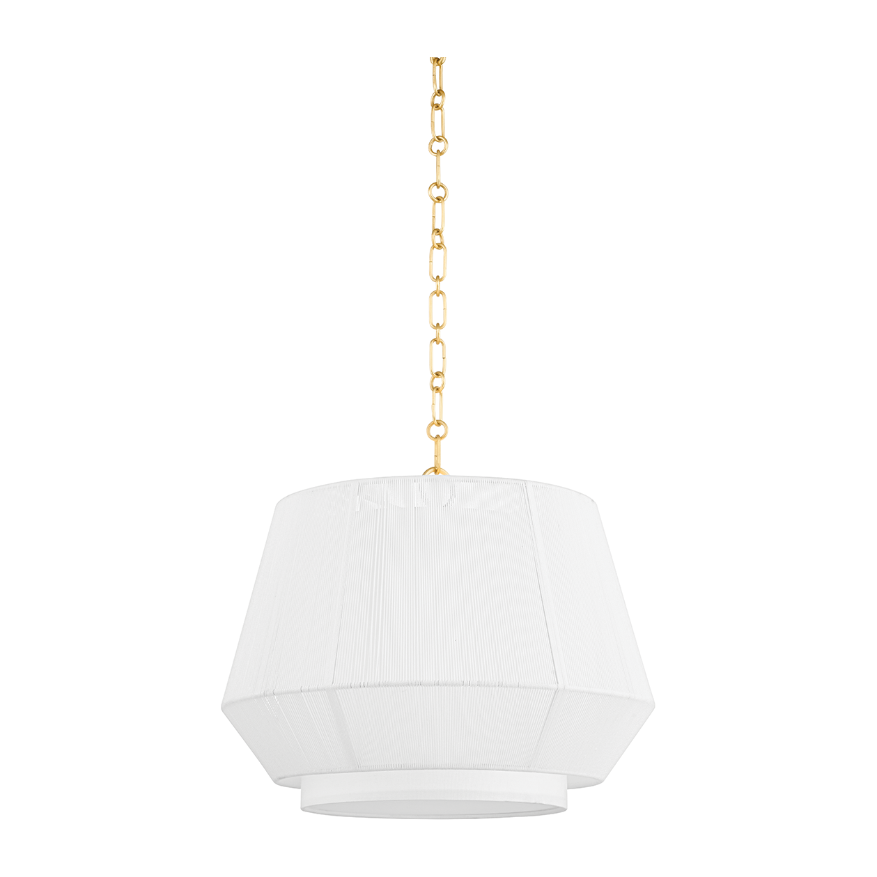 Hudson Valley Lighting Debi 1 Light 18 inch Aged Brass Pendant Ceiling Light