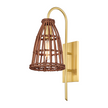 Hudson Valley Lighting Jordan 1 Light 6.5 inch Aged Brass Wall Sconce Wall Light Clearance